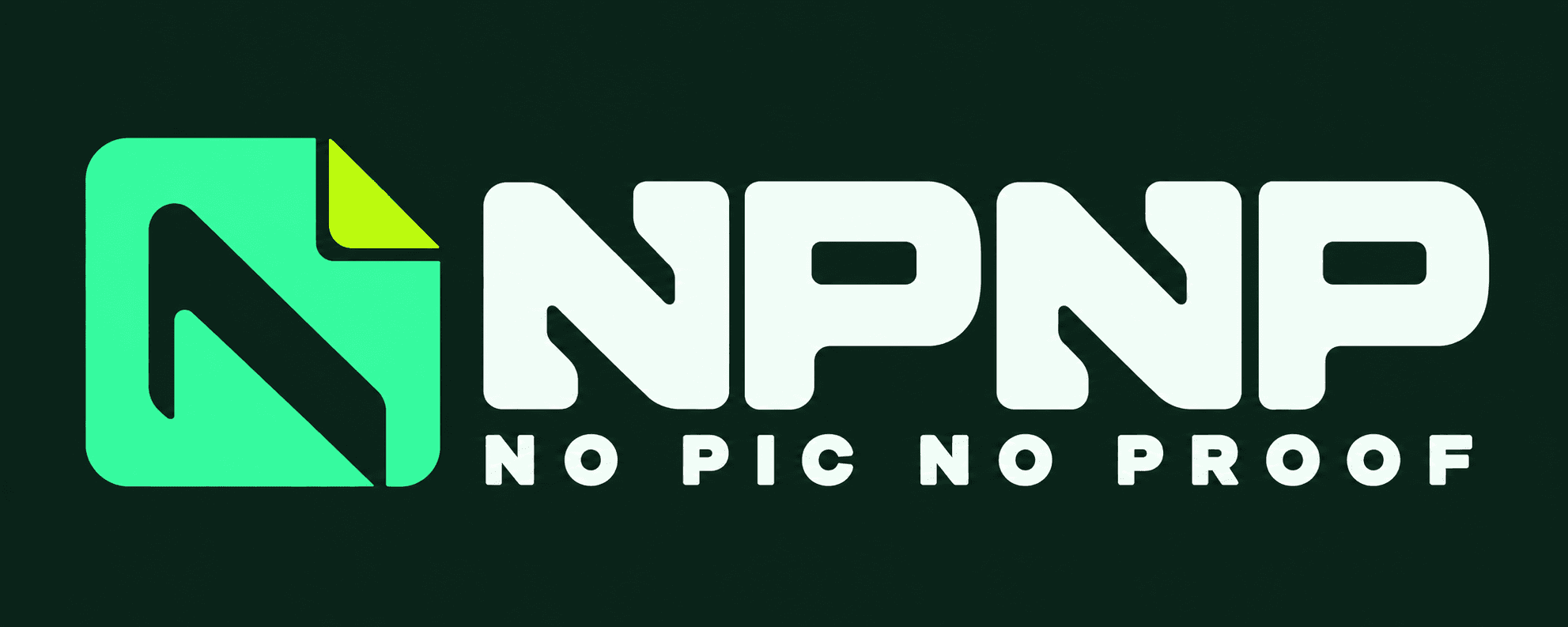 NPNP — NO PIC NO PROOF