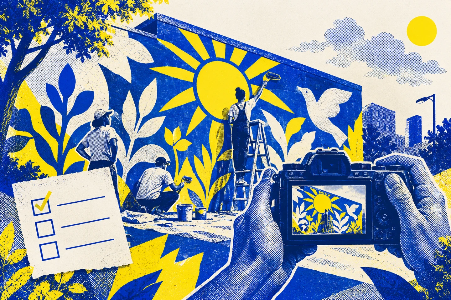 Signal original illustration 1: commissioned work and photographic evidence